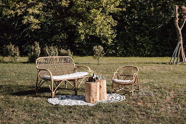 Rondins pour jardin Cher