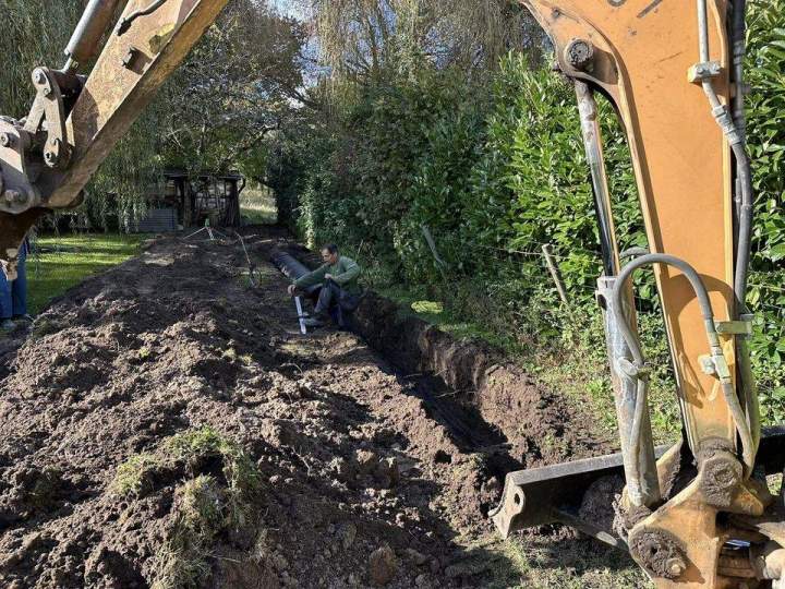 Travaux d'Assainissement Cher