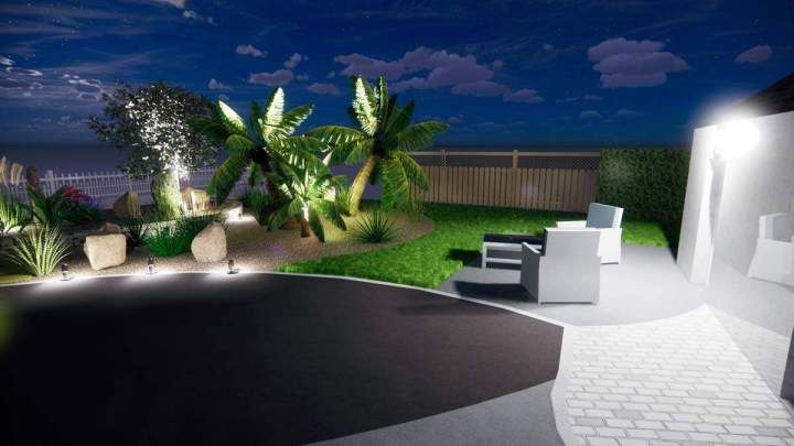 Conception 3D aménagement extérieur Cher